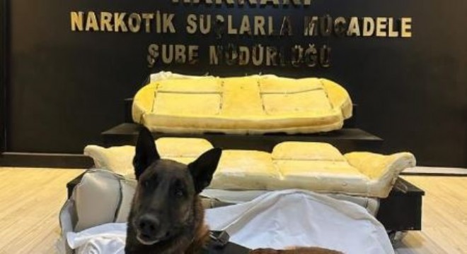 16 kilo metamfetamin ele geçirildi