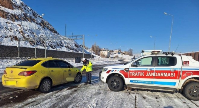 188 araç trafikten men edildi.