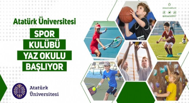 Atatürk Üniversitesi Spor Kulübü yaz okulu başlıyor
