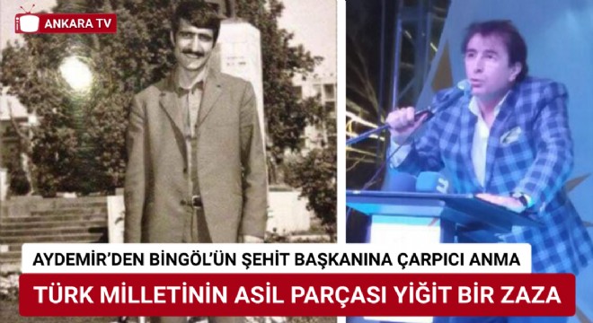 Aydemir: Şehit Hikmet Tekin'i unutmadık!