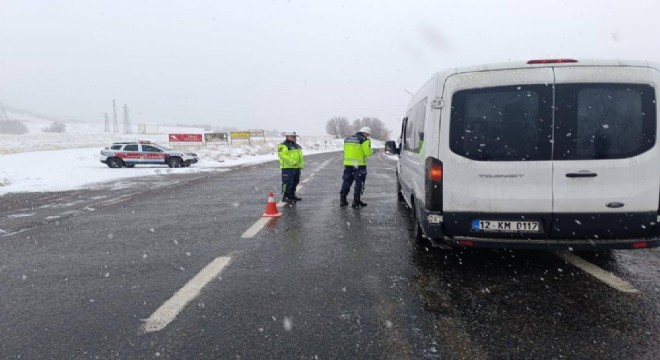 Jandarmadan trafik denetimi