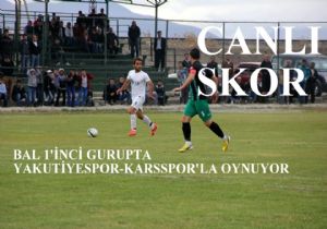 Yakutiyespor bir puanla dönüyor