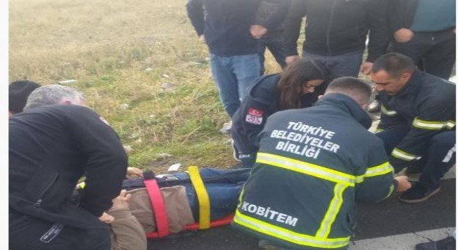 Kars yolunda trafik kazası: 7 yaralı