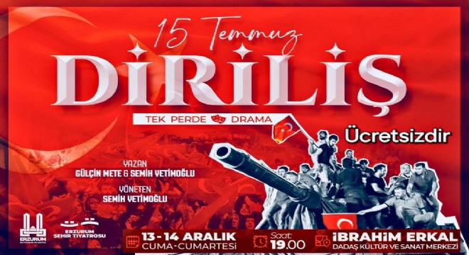 ŞT, ‘15 Temmuz Diriliş’i sahneleyecek