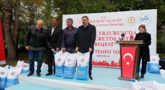 DAP’tan Erzurum'da Tarımsal Üretim Artıyor projesi