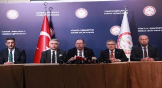 YSK Başkanı Yener, geçici sonuçları açıkladı