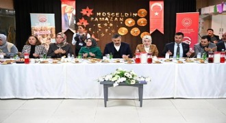 Çiftçi özel gereksinimli bireylerle iftar etti